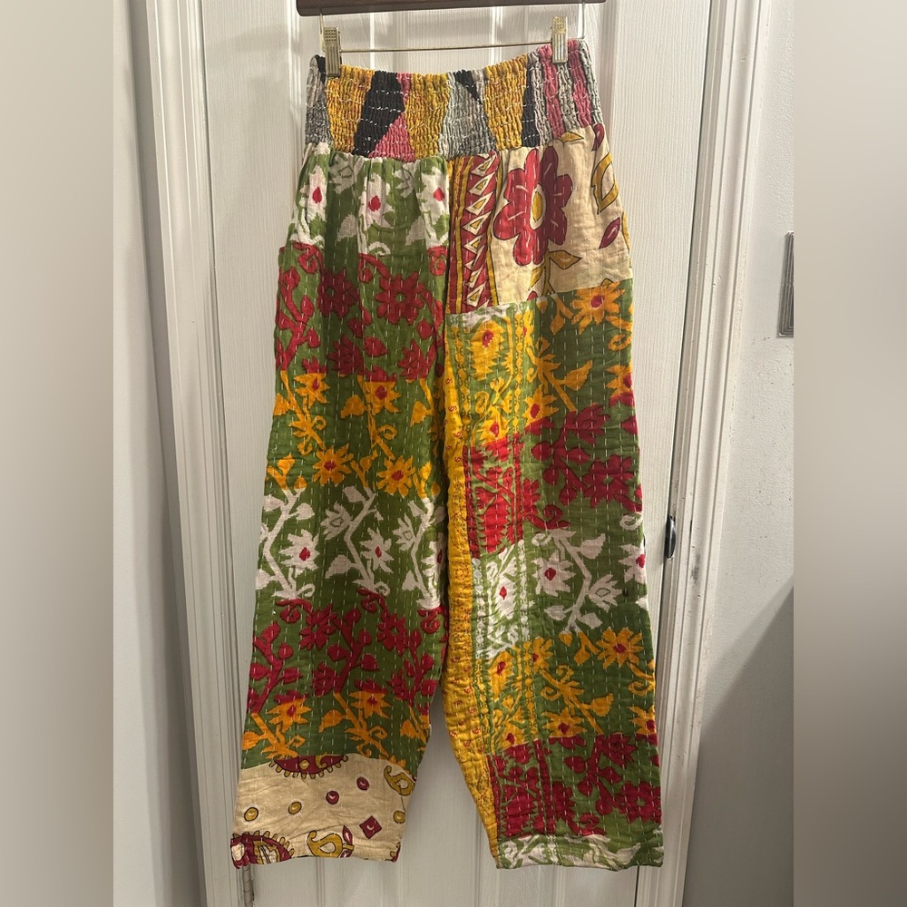 Kantha Pants - Floral - Picture 3 of 8